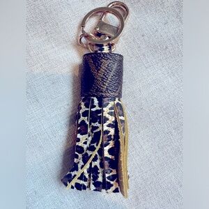 Keychain made from LV bag
